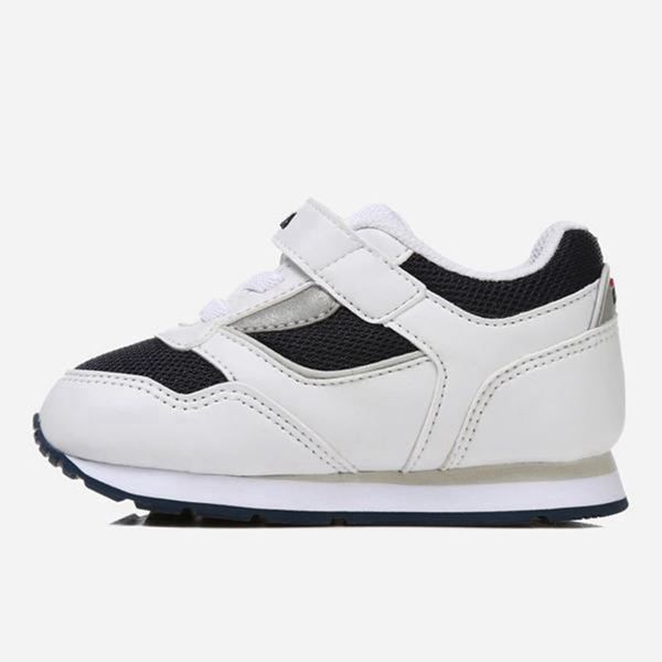 Zapatillas Fila Niños Blancas / Azul Marino - Marathon 90 Kd - España 619372KBR